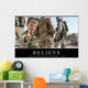 Believe Inspirational Quote and Wall Decal