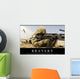 Bravery Inspirational Quote and Wall Decal