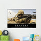 Bravery Inspirational Quote and Wall Decal