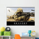 Bravery Inspirational Quote and Wall Decal