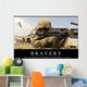 Bravery Inspirational Quote and Wall Decal