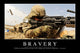 Bravery Inspirational Quote and Wall Decal