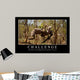 Challenge Inspirational Quote and Wall Decal Design 1
