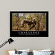 Challenge Inspirational Quote and Wall Decal Design 1