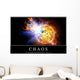 Chaos Inspirational Quote and Wall Decal
