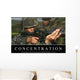 Concentration Inspirational Quote and Wall Decal