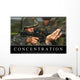 Concentration Inspirational Quote and Wall Decal