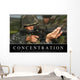 Concentration Inspirational Quote and Wall Decal