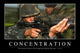 Concentration Inspirational Quote and Wall Decal