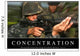 Concentration Inspirational Quote and Wall Decal