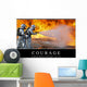 Courage Inspirational Quote and Wall Decal