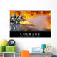 Courage Inspirational Quote and Wall Decal