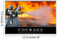 Courage Inspirational Quote and Wall Decal