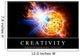 Creativity Inspirational Quote and Wall Decal