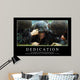 Dedication Inspirational Quote and Wall Decal