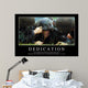 Dedication Inspirational Quote and Wall Decal