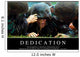 Dedication Inspirational Quote and Wall Decal