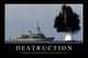 Destruction Inspirational Quote and Wall Decal Design 2
