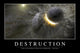 Destruction Inspirational Quote and Wall Decal Design 1