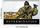Determination Inspirational Quote and Wall Decal