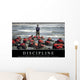 Discipline Inspirational Quote and Wall Decal