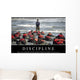 Discipline Inspirational Quote and Wall Decal