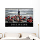 Discipline Inspirational Quote and Wall Decal
