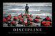 Discipline Inspirational Quote and Wall Decal
