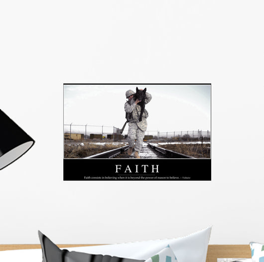 Faith Inspirational Quote and Wall Decal