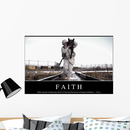 Faith Inspirational Quote and Wall Decal