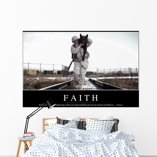 Faith Inspirational Quote and Wall Decal