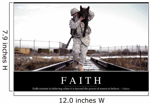 Faith Inspirational Quote and Wall Decal