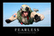 Fearless Inspirational Quote and Wall Decal