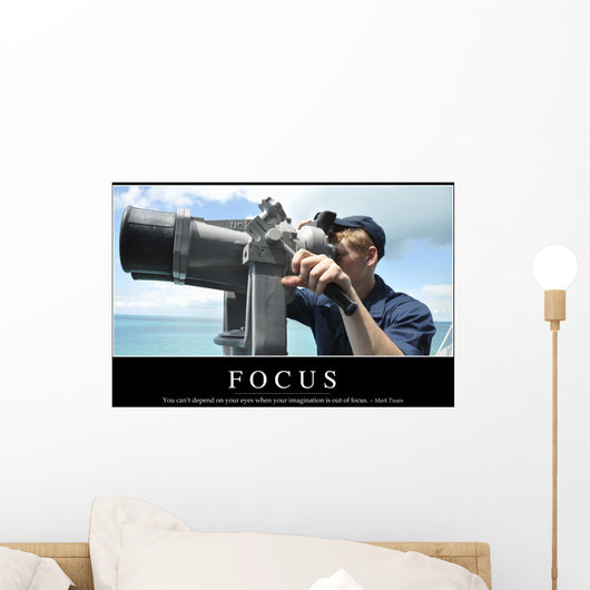 Focus Inspirational Quote and Wall Decal