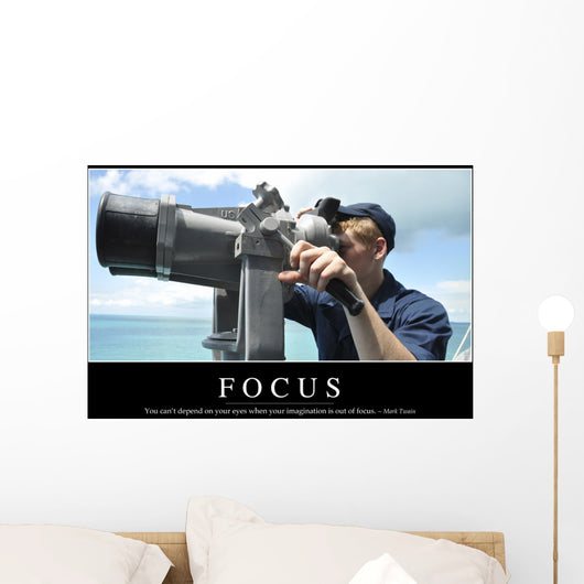 Focus Inspirational Quote and Wall Decal