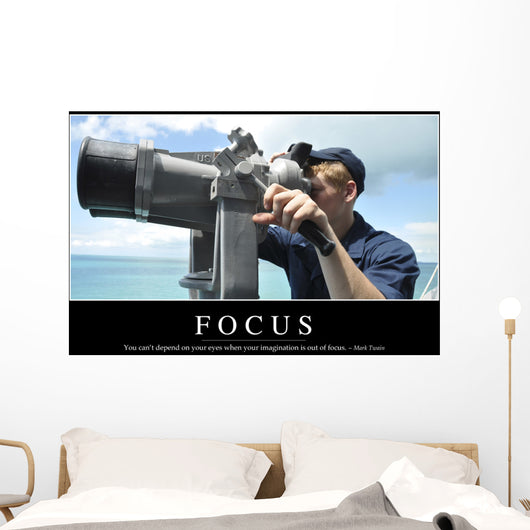 Focus Inspirational Quote and Wall Decal