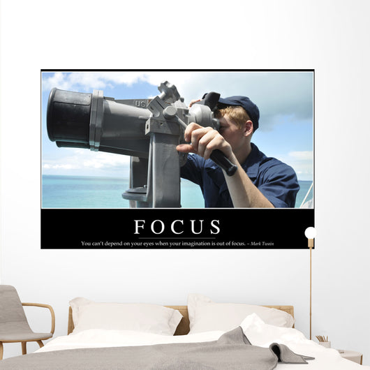 Focus Inspirational Quote and Wall Decal
