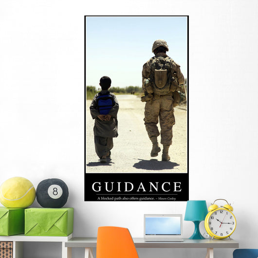 Guidance Inspirational Quote and Wall Decal