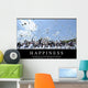Happiness Inspirational Quote and Wall Decal