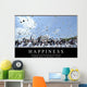 Happiness Inspirational Quote and Wall Decal