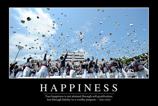 Happiness Inspirational Quote and Wall Decal