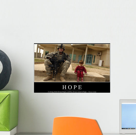 Hope Inspirational Quote and Wall Decal