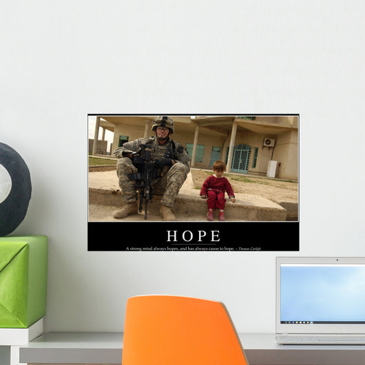 Hope Inspirational Quote and Wall Decal