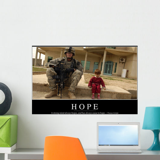 Hope Inspirational Quote and Wall Decal