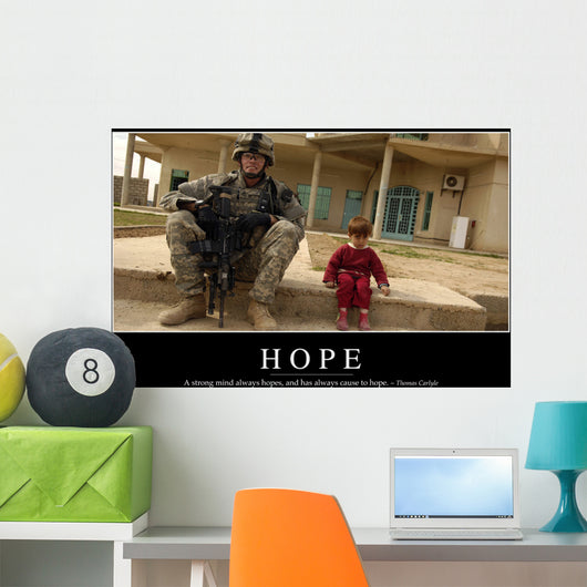 Hope Inspirational Quote and Wall Decal
