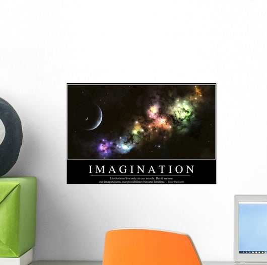 Imagination Inspirational Quote and Wall Decal