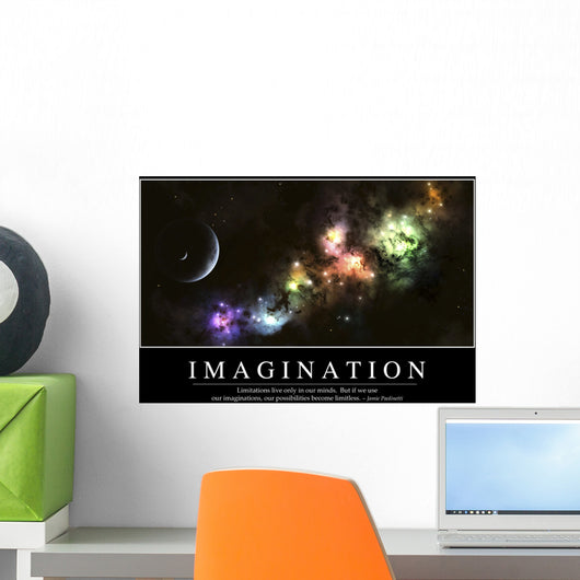 Imagination Inspirational Quote and Wall Decal
