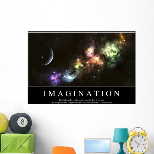 Imagination Inspirational Quote and Wall Decal