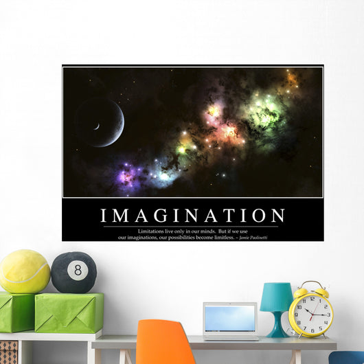 Imagination Inspirational Quote and Wall Decal