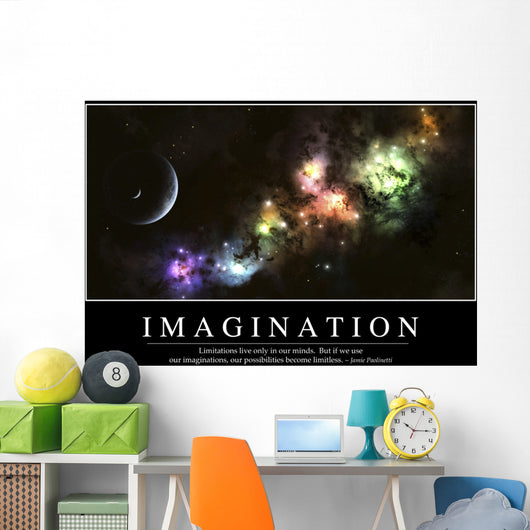 Imagination Inspirational Quote and Wall Decal